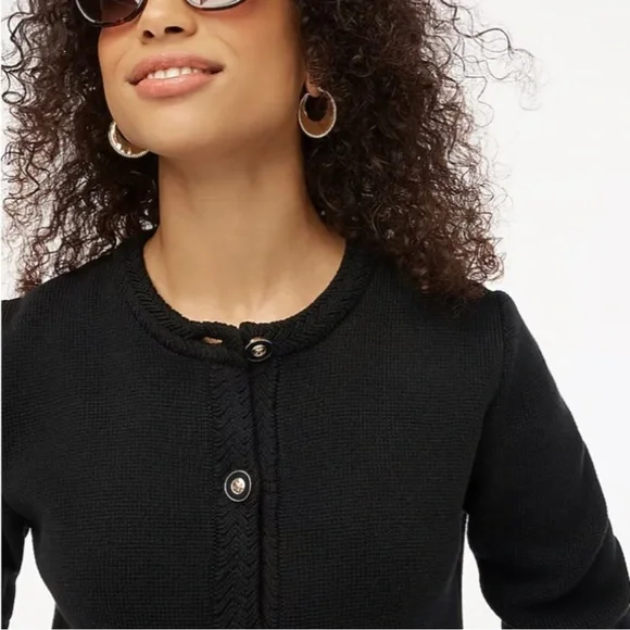 J. Crew Cotton Lady Sweater size L - Picture 3 of 9